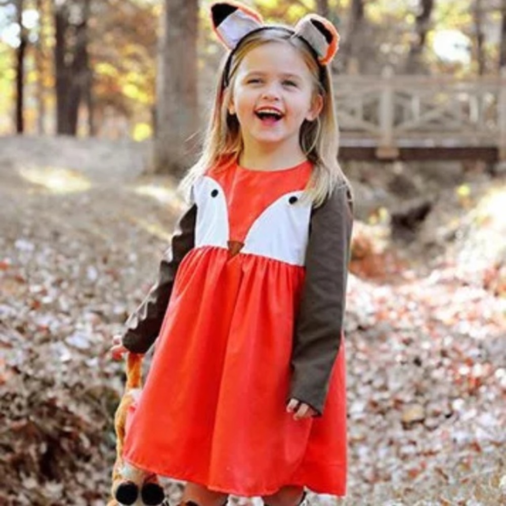 Fox Dress 🦊 and Knee High Set - Picture 7 of 7